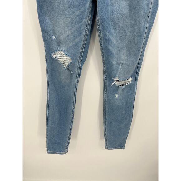 Old Navy Extra High Rise Rockstar Super Skinny Blue Jeans Women's Size 6 - Picture 3 of 8